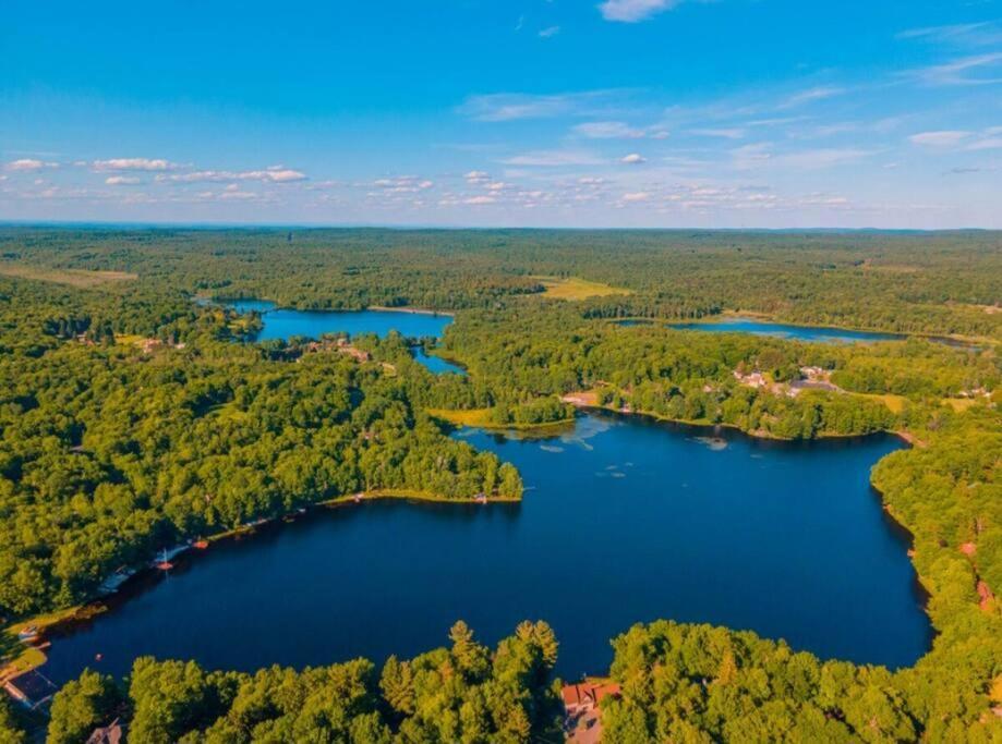 Willa Peaceful Luxury At Big Bass Lake In Gouldsboro, Pa Zewnętrze zdjęcie